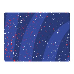 Texture Multicolour Ink Dip Flare Two Sides Premium Plush Fleece Blanket (mini)