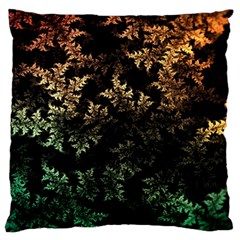 Fractal Patterns Gradient Colorful Standard Premium Plush Fleece Cushion Case (two Sides) by Cemarart