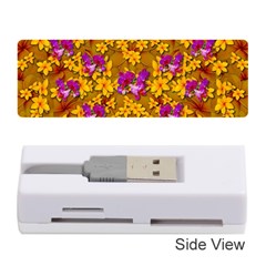 Blooming Flowers Of Orchid Paradise Memory Card Reader (stick) by pepitasart