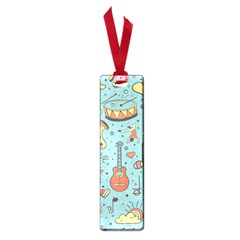 Seamless Pattern Musical Instruments Notes Headphones Player Small Book Marks by Apen