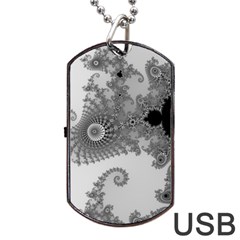 Apple Males Almond Bread Abstract Mathematics Dog Tag Usb Flash (one Side) by Apen