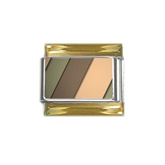 Abstract Texture, Retro Backgrounds Gold Trim Italian Charm (9mm)