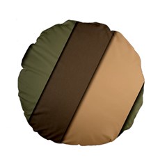 Abstract Texture, Retro Backgrounds Standard 15  Premium Flano Round Cushions