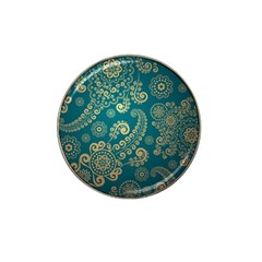 European Pattern, Blue, Desenho, Retro, Style Hat Clip Ball Marker (4 Pack)