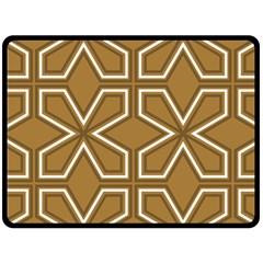 Gold Pattern Texture, Seamless Texture Two Sides Fleece Blanket (large)