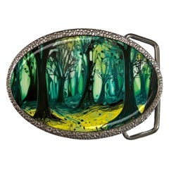 Trees Forest Mystical Forest Nature Junk Journal Landscape Nature Belt Buckles
