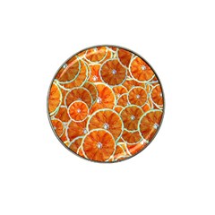 Oranges Patterns Tropical Fruits, Citrus Fruits Hat Clip Ball Marker (4 Pack)