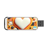 Valentine s Day Design Heart Love Poster Decor Romance Postcard Youth Fun Portable USB Flash (Two Sides) Back