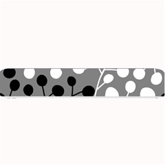Abstract Nature Black White Small Bar Mat by Maspions