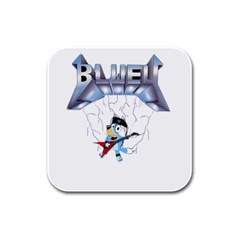 Bluey, Bluey Dad, Bluey Kids, Rubber Square Coaster (4 Pack)