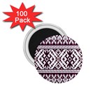 Illustration Ukrainian Folk Seamless Pattern Ornament 1.75  Magnets (100 pack)  Front