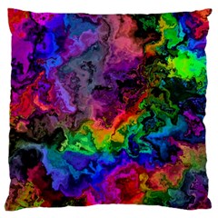 Pride Marble Standard Premium Plush Fleece Cushion Case (one Side) by MRNStudios