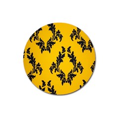 Zebra Zebra Pattern Zebra Fur Zebra Print Strip Magnet 3  (round)