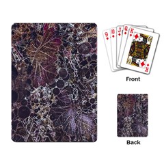Grapevine Symphony Print Pattern Bk Playing Cards Single Design (rectangle) by dflcprintsclothing