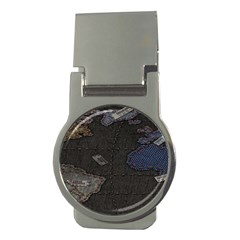 World Map Money Clips (round) 