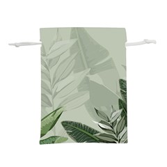Banana Leaf Plant Pattern Lightweight Drawstring Pouch (s)