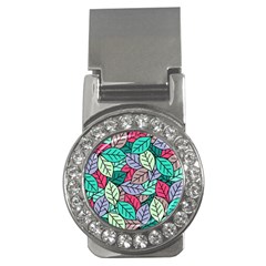 Pattern Leaves Background Nature Money Clips (cz) 