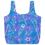Background Abstract Texture Pattern Full Print Recycle Bag (XL) Front