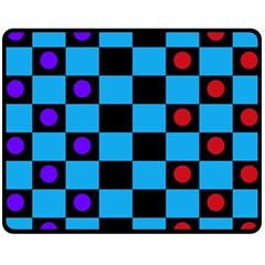 Background Pattern Geometric Game Fleece Blanket (medium)