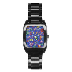 Grateful Dead Bears Stainless Steel Barrel Watch by Perong