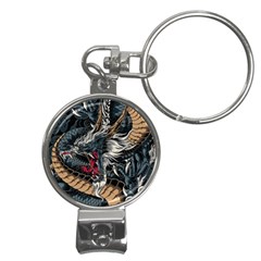 Dragon Snake Legend Japanese Mythology Nail Clippers Key Chain by Perong