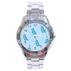 Dinosaur , Cute, Pastel, Stainless Steel Analogue Watch by kyorashop23