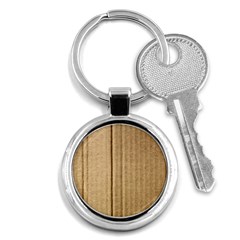 Brown Cardboard Texture Macro, Cardboard, Cardboard Key Chain (round)