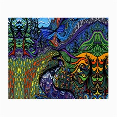 Psychedelic Digital Art Artwork Landscape Colorful Small Glasses Cloth