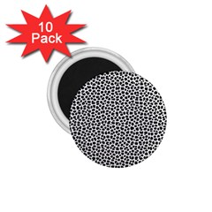 Marble Cracked Pattern Surface 1 75  Magnets (10 Pack) 