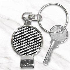Stylish Coffee Cup Pattern Nail Clippers Key Chain by ExtraAwesomeSauce