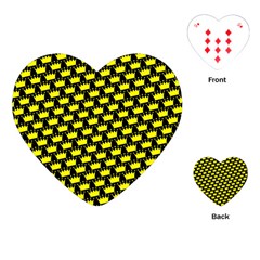 Royalty Inspired Crown Pattern Playing Cards Single Design (heart) by ExtraAwesomeSauce
