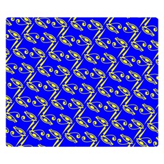 Eye Of Horus Pattern Two Sides Premium Plush Fleece Blanket (kids Size)