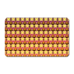Gradient Lion Head Pattern Magnet (rectangular) by ExtraAwesomeSauce