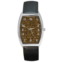 Straw Like Country Side  Barrel Style Metal Watch by ConteMonfrey