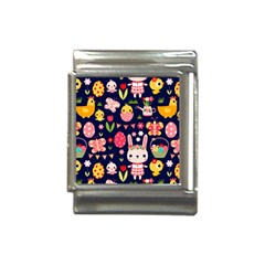 Bunny - Easter Pattern Italian Charm (13mm)