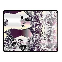 Marina Paper Cut Fleece Blanket (small) by MRNStudios