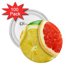 Fruit, Lemon 2 25  Buttons (100 Pack) 