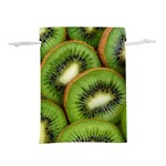 Kiwi Texture, Background With Kiwi, Fruits, Kiwi Lightweight Drawstring Pouch (S) Back