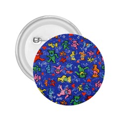 Grateful Dead Dancing Bears Pattern 2 25  Buttons by Salmanaz77
