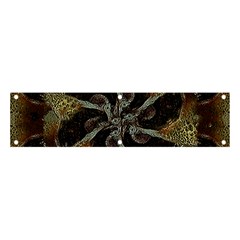 Abstract Ornate Organic Texture Design Print Banner And Sign 4  X 1  by dflcprintsclothing