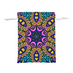 Mandala Fishes   Lightweight Drawstring Pouch (l)
