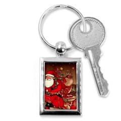 Christmas Art Key Chain (rectangle)