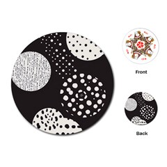 Geometric Design 09 Playing Cards Single Design (round)