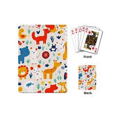 Pet Animal 03 Playing Cards Single Design (mini) by myclothy