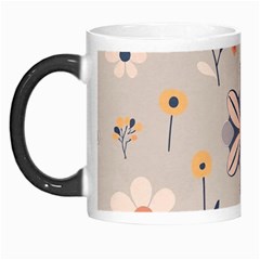  Minimalist Pattern With Simple Lines,flower And Shapes, Creating A Clean And Modern Morph Mug