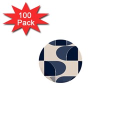 A Minimalist Pattern With Simple Lines And Shapes, Creating A Clean And Modern Aesthetic 04 1  Mini Buttons (100 Pack)  by myclothy