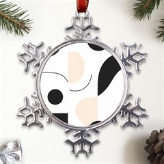 A Minimalist Pattern With Simple Lines And Shapes, Creating A Clean And Modern Aesthetic 05 Metal Large Snowflake Ornament