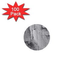 Wall With Cracked White Paint Texture 1  Mini Buttons (100 Pack)  by dflcprintsclothing