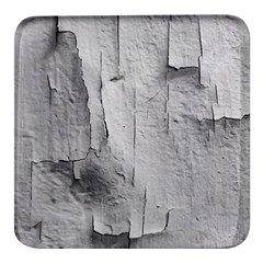 Wall With Cracked White Paint Texture Square Glass Fridge Magnet (4 Pack) by dflcprintsclothing