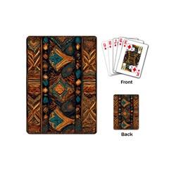 Tribal Chic Playing Cards Single Design (mini)